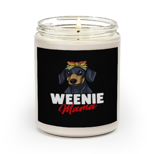Dachshund Gift Dixie Wiener Doxie Dackel Scented Candles