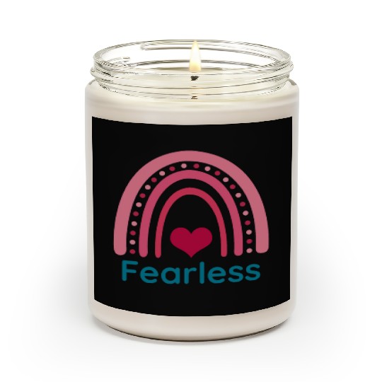 Fearless Viva Magenta Boho Rainbow Scented Candles