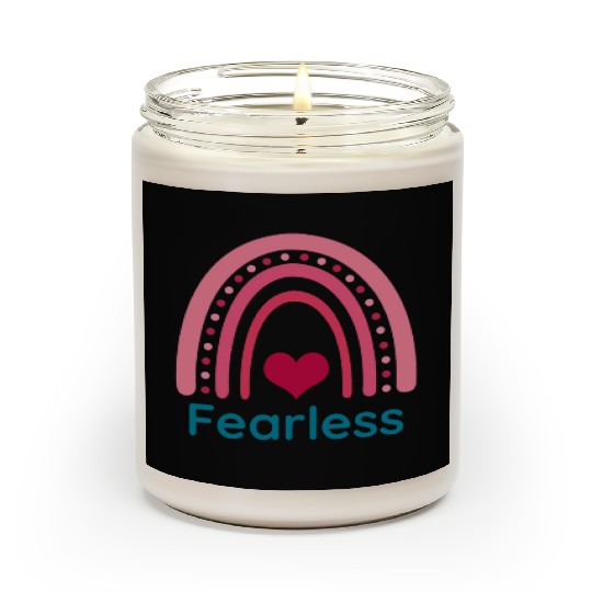 Fearless Viva Magenta Boho Rainbow Scented Candles