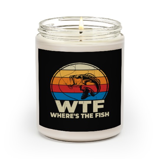 WTF wheres the fish Scented Candles