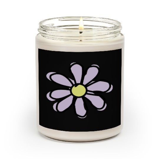 Lavender Flower Scented Candles