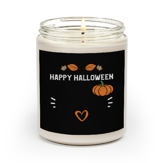 Happy Halloween - Pumpkin Scented Candles