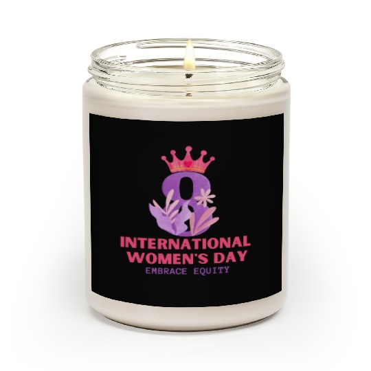 International Women's Day Embrace Equity 2023 Scented Candles