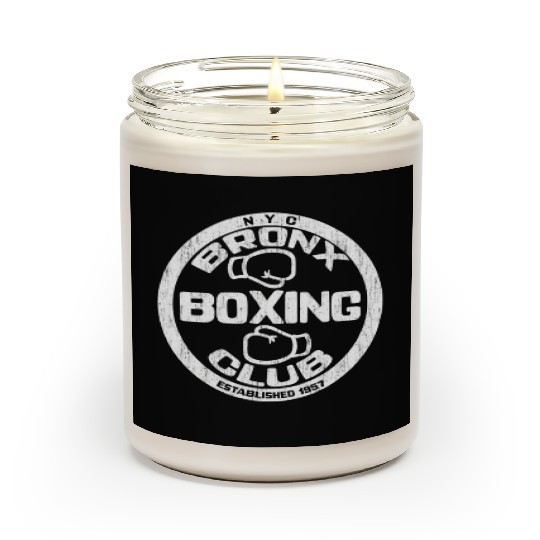 Bronx Boxing Club Squared Circle Distressed Scented Candles