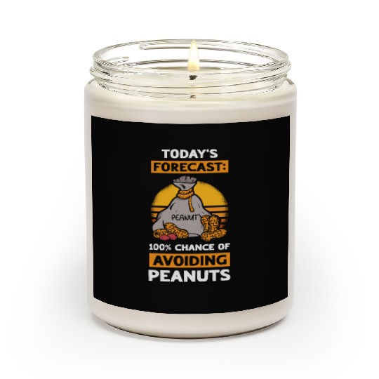 Today's Forecast 100% Chance Of Avoiding Peanuts Scented Candles