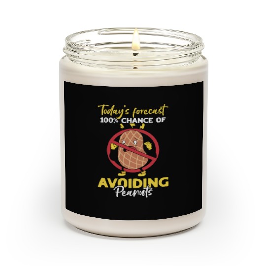Today's Forecast 100% Chance Of Avoiding Peanuts Scented Candles
