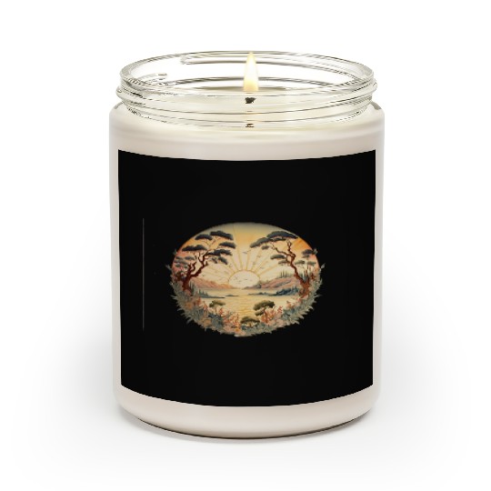 Japanese Sunset Fine Art Scented Candles