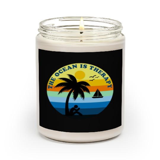 The Ocean Is Therapy Scented Candles