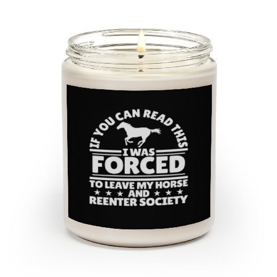Horse Riding Society Endurance Riding Scented Candles