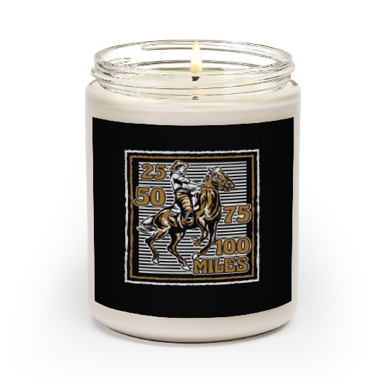 Horse Riding Cowboy Endurance Riding Scented Candles