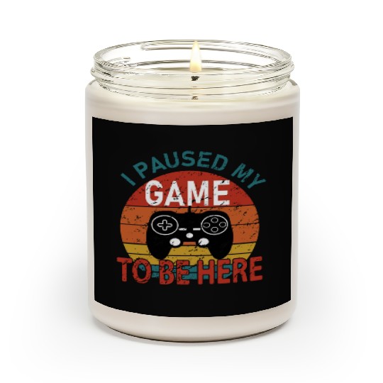 Controller, Gamer, I paused my game to be here Scented Candles