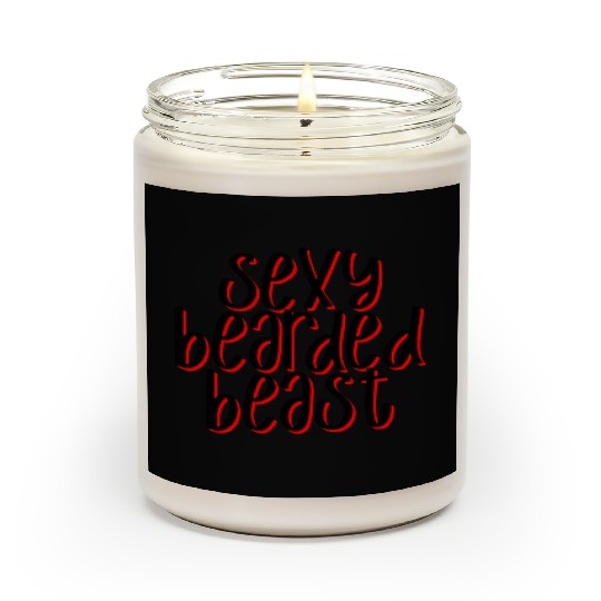 Sexy Bearded Beast 3 Scented Candles