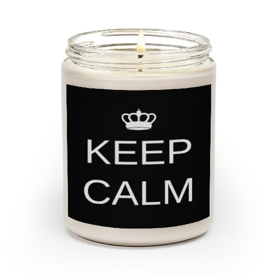 Keep Calm Meme Humor Scented Candles
