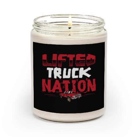 Lifted Truck Nation Pickup Truck Square Body Truck Scented Candles