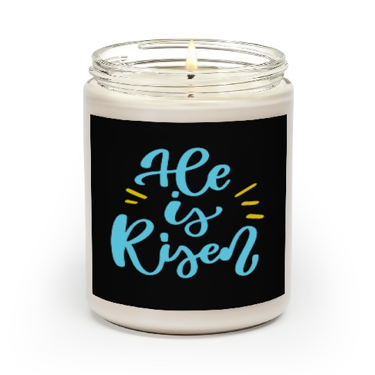 He Is Risen Religious Easter Scented Candles