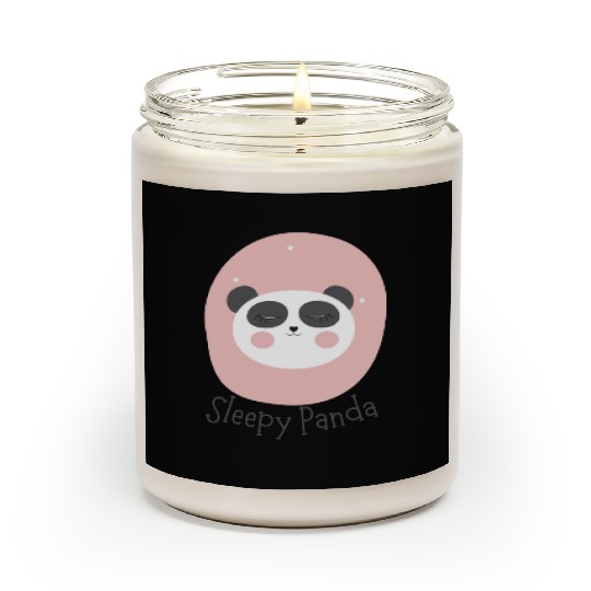 Sleepy panda Scented Candles