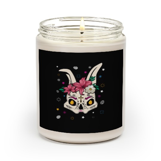 El Dia De Los Muertos Happy Easter Sunday Bunny Scented Candles