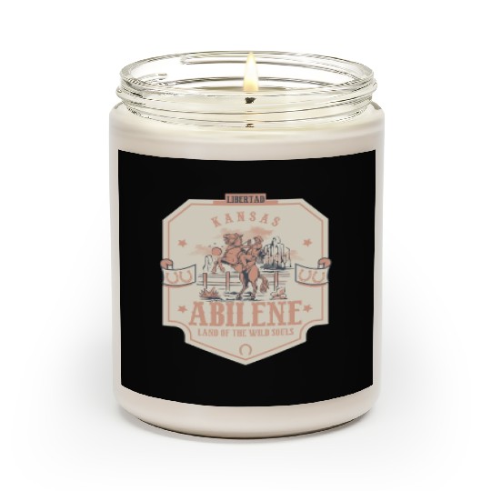 abilene kansas wild west town Scented Candles