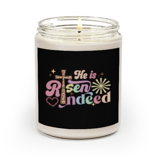 He is risen indeed Scented Candles
