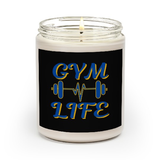 Gym Life Fitness Life Scented Candles