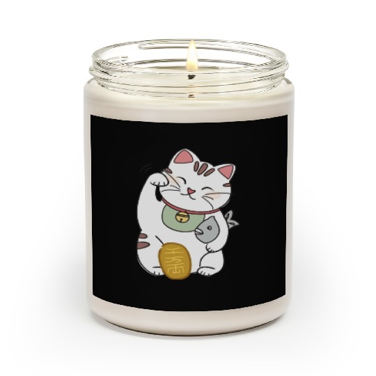 Lucky Cat Scented Candles