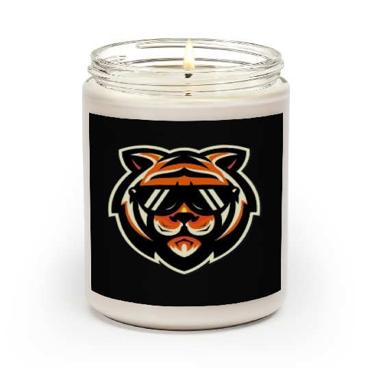 Cool Bengal Tiger with Sunglasses Scented Candles
