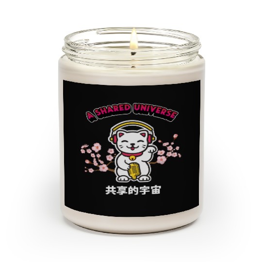 A Shared Universe Lucky Cat Scented Candles