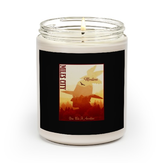 Miles City Montana wild west town Scented Candles