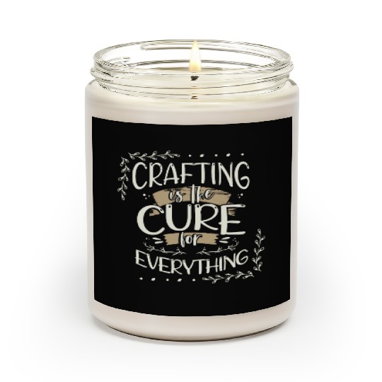Crafter Gift Cats are the Cure for Everything Scented Candles