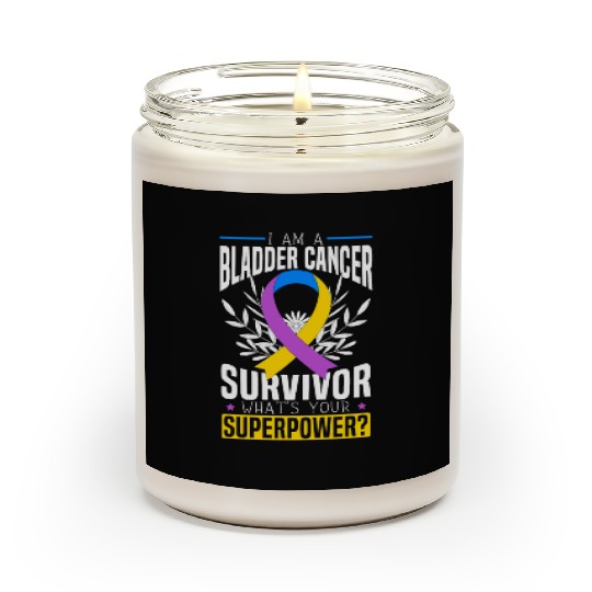 Bladder Cancer Survivor Bladder Cancer Awareness Scented Candles