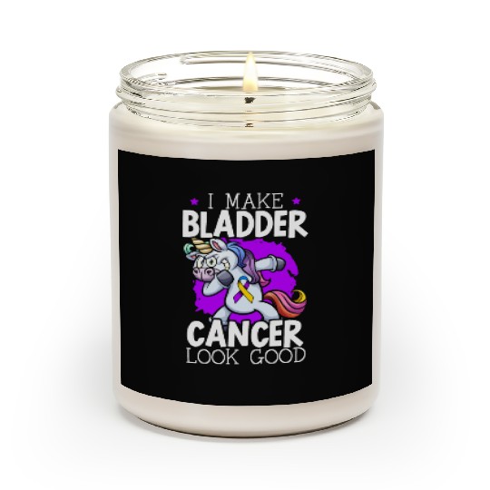Bladder Cancer Warrior Bladder Cancer Awareness Scented Candles