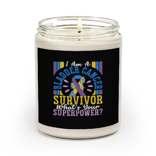 Bladder Cancer Survivor Bladder Cancer Awareness Scented Candles