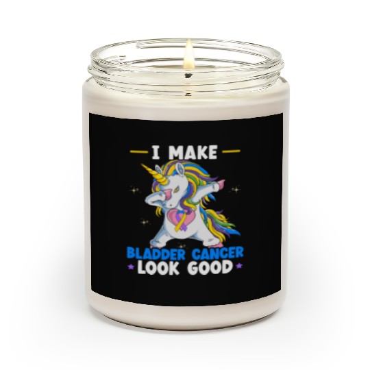 Bladder Cancer Warrior Bladder Cancer Awareness Scented Candles