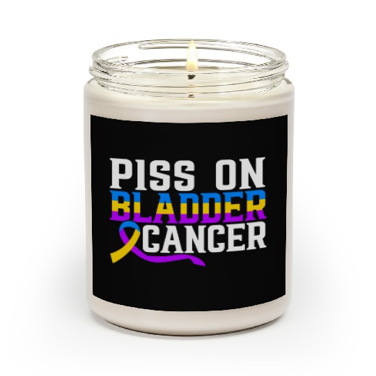 Piss On Bladder Cancer Awareness Month Scented Candles