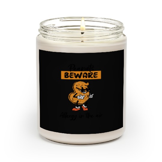 Peanuts Beware Allergy In The Air Peanut Allergic Scented Candles