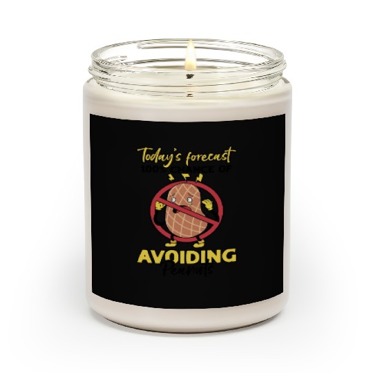 Today's Forecast 100% Chance Of Avoiding Peanuts Scented Candles