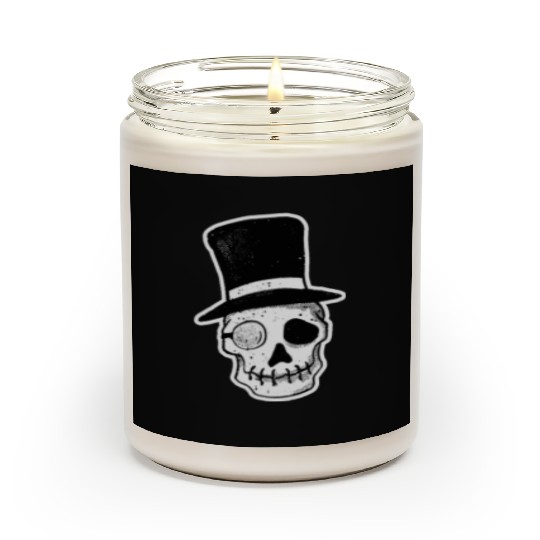 Mr. Dead Gentleman Skull Halloween Scented Candles
