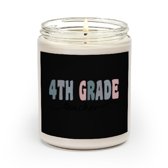 4th Grade Teacher Gift Matching Teacher Squad Scented Candles