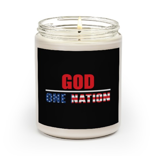 Patriotic America USA Flag 4th Of July American Scented Candles