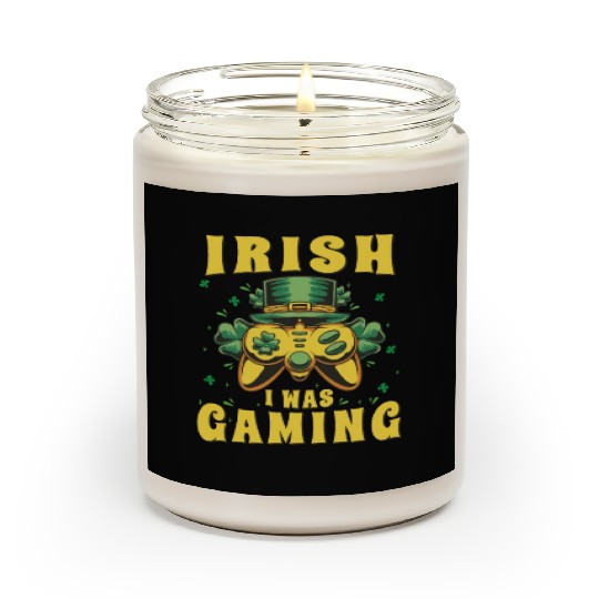 Video Game Controller, Irish I Was Gaming St Scented Candles