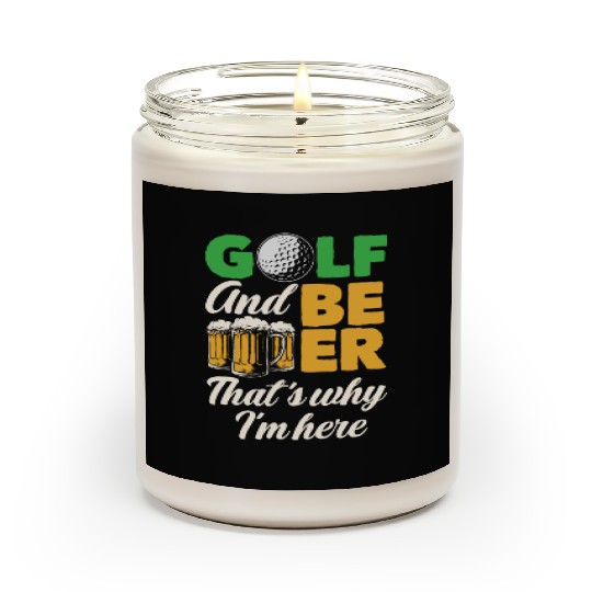 Golf Beer Scented Candles