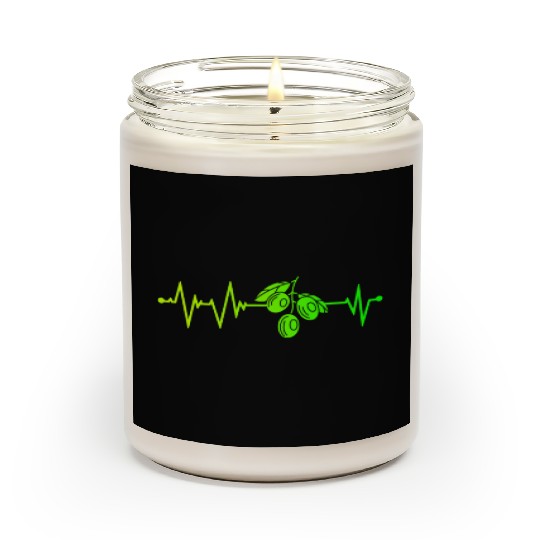 Green Olive Heartbeat Scented Candles