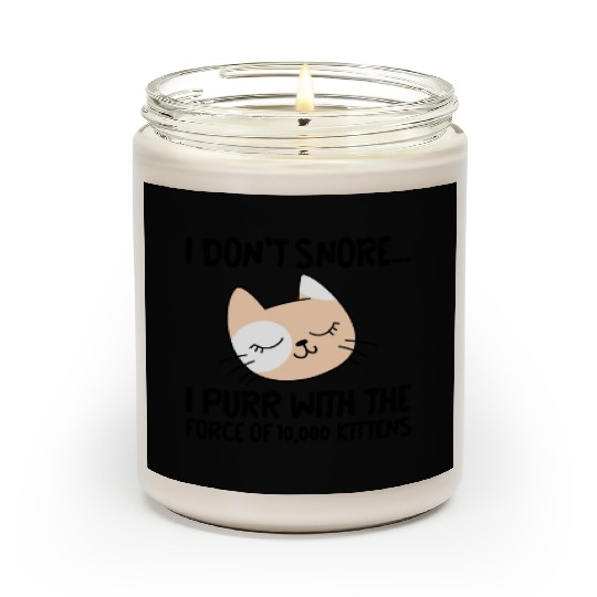 I Purr With The Force Of 10,000 Kittens 1 Scented Candles