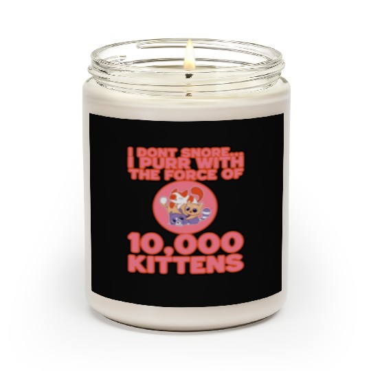 I Purr With The Force Of 10,000 Kittens 3 Scented Candles