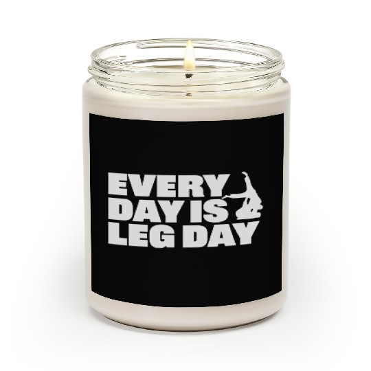 Every Day is Leg Day BJJ Apparel Scented Candles