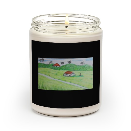 green grass Scented Candles