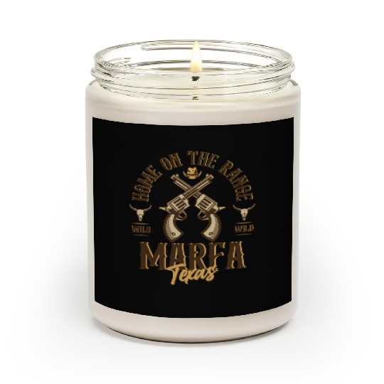 Marfa Texas wild west town Scented Candles