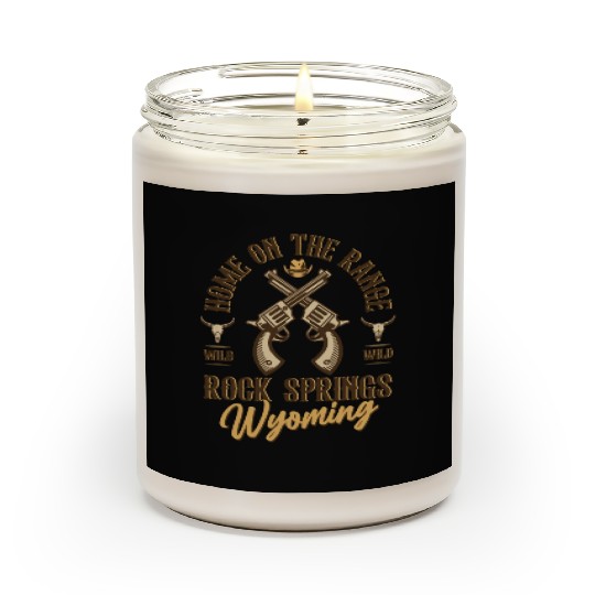 RockSprings Wyoming wild west town Scented Candles