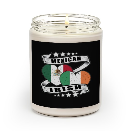 Half Irish Half Mexican Scented Candles for kids