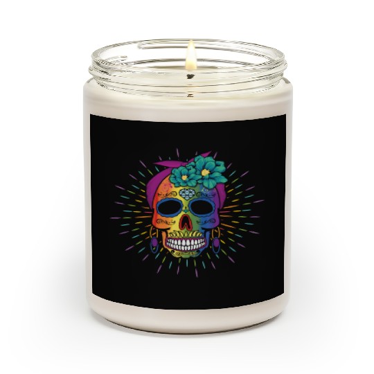 El Dia De Los Muertos LGBTQ LGBT Pride Month Scented Candles